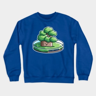 Petri Dish Biology Pun Crewneck Sweatshirt